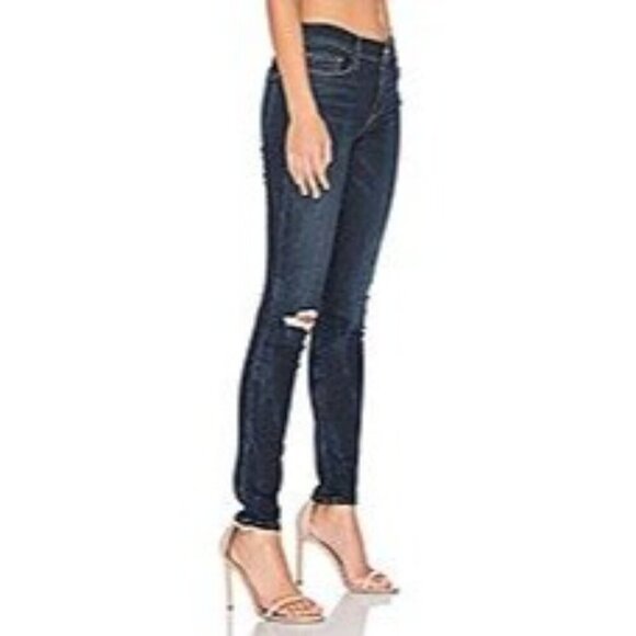 Frame Denim Le Skinny De Jeanne Prince Street Skinny Jeans Distressed Size 28‎ - Picture 3 of 11